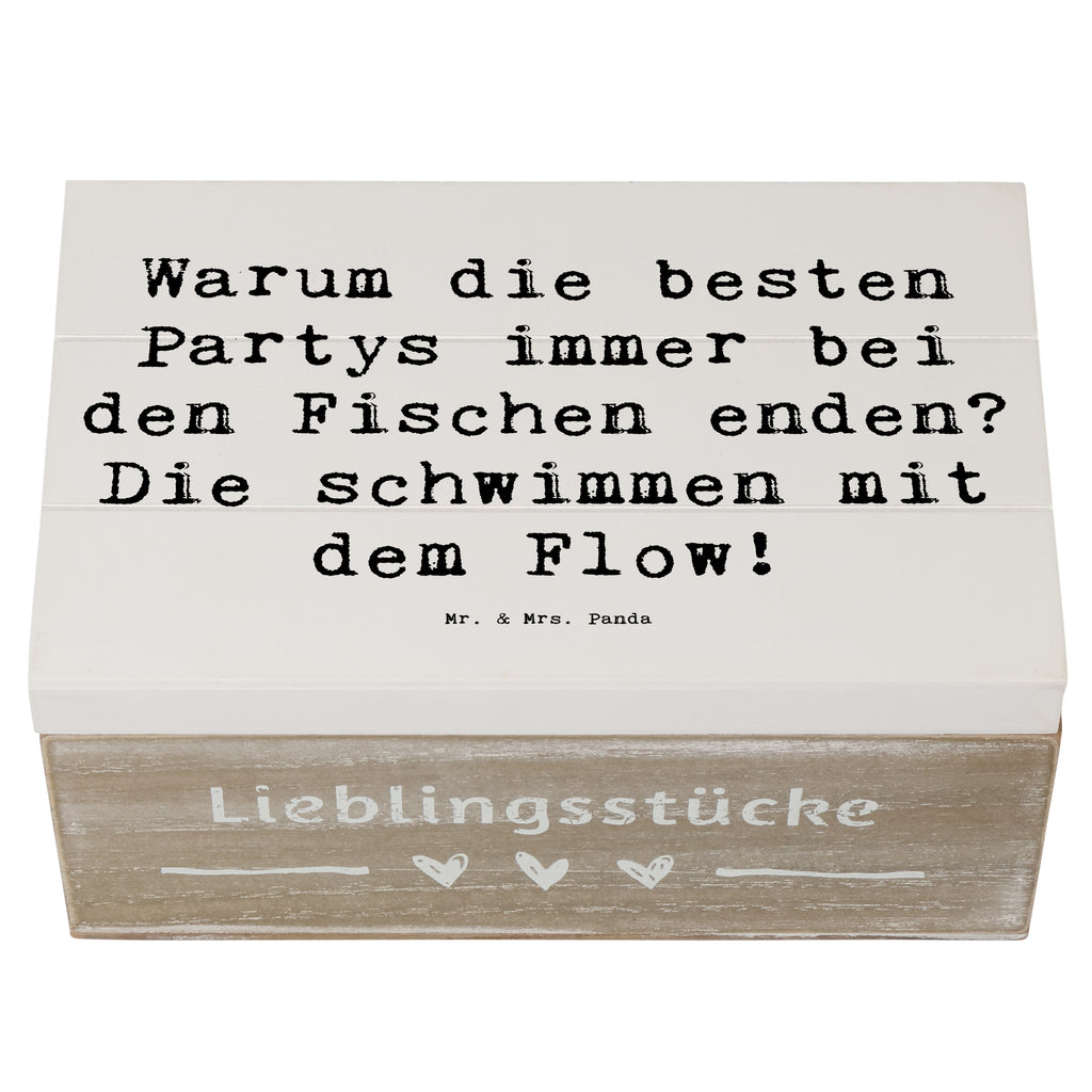 Holzkiste Spruch Fische Flow Spaß Holzkiste, Kiste, Schatzkiste, Truhe, Schatulle, XXL, Erinnerungsbox, Erinnerungskiste, Dekokiste, Aufbewahrungsbox, Geschenkbox, Geschenkdose, Tierkreiszeichen, Sternzeichen, Horoskop, Astrologie, Aszendent