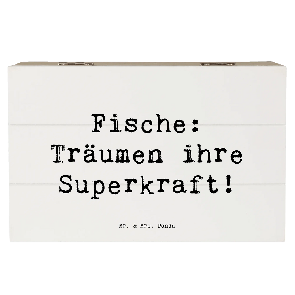 Holzkiste Spruch Fische Kraft Holzkiste, Kiste, Schatzkiste, Truhe, Schatulle, XXL, Erinnerungsbox, Erinnerungskiste, Dekokiste, Aufbewahrungsbox, Geschenkbox, Geschenkdose, Tierkreiszeichen, Sternzeichen, Horoskop, Astrologie, Aszendent