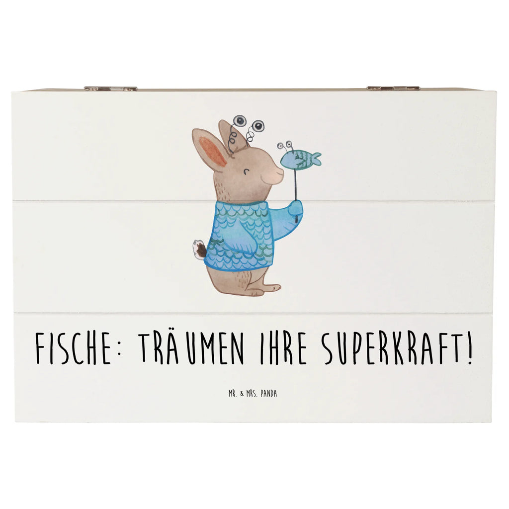 Holzkiste Fische Kraft Holzkiste, Kiste, Schatzkiste, Truhe, Schatulle, XXL, Erinnerungsbox, Erinnerungskiste, Dekokiste, Aufbewahrungsbox, Geschenkbox, Geschenkdose, Tierkreiszeichen, Sternzeichen, Horoskop, Astrologie, Aszendent