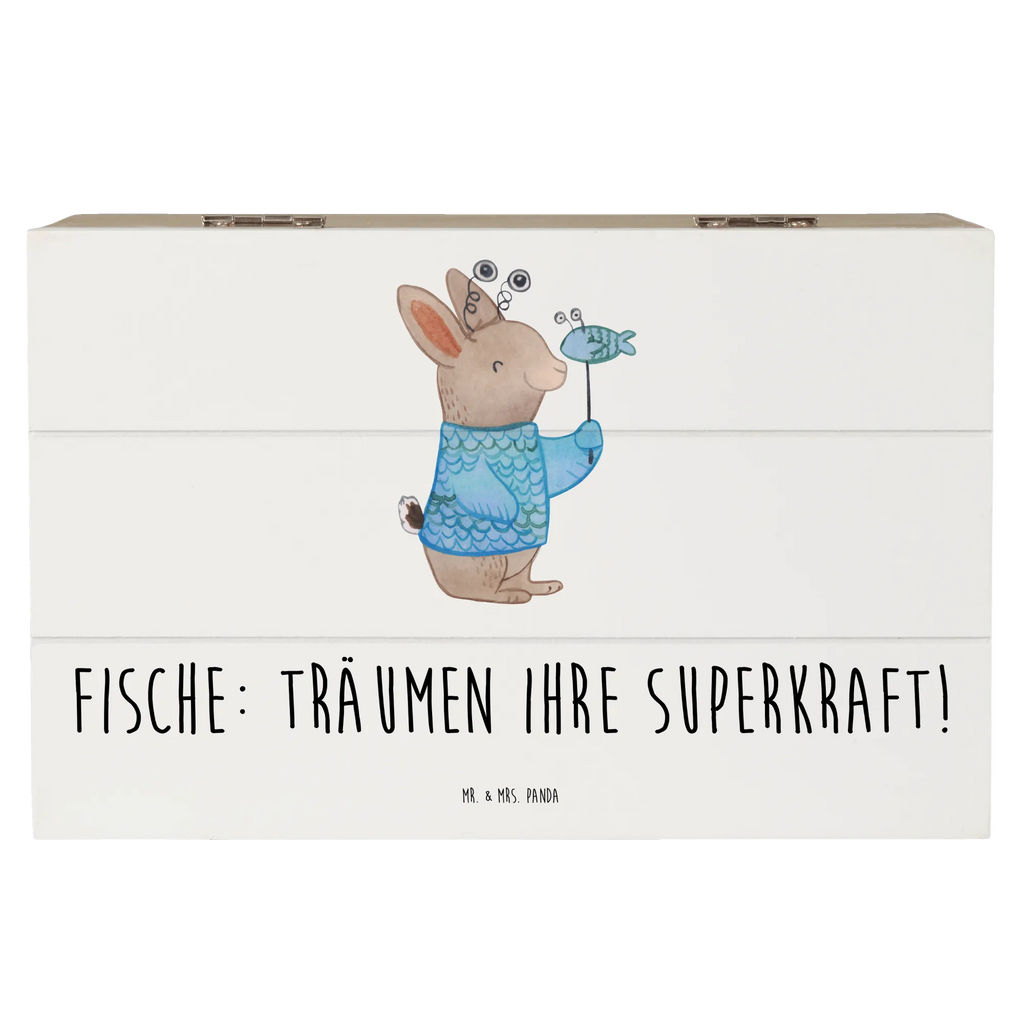 Holzkiste Fische Kraft Holzkiste, Kiste, Schatzkiste, Truhe, Schatulle, XXL, Erinnerungsbox, Erinnerungskiste, Dekokiste, Aufbewahrungsbox, Geschenkbox, Geschenkdose, Tierkreiszeichen, Sternzeichen, Horoskop, Astrologie, Aszendent