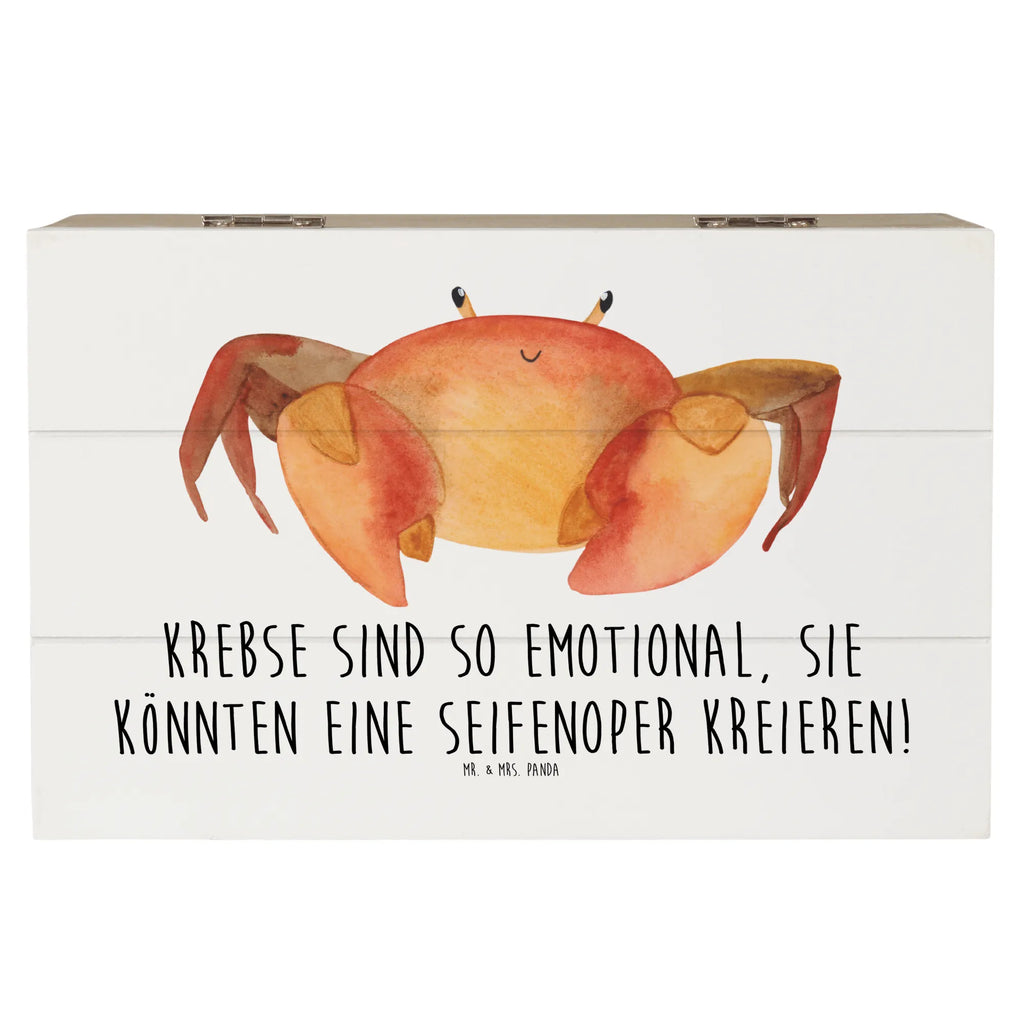 Holzkiste Emotionaler Krebs Holzkiste, Kiste, Schatzkiste, Truhe, Schatulle, XXL, Erinnerungsbox, Erinnerungskiste, Dekokiste, Aufbewahrungsbox, Geschenkbox, Geschenkdose, Tierkreiszeichen, Sternzeichen, Horoskop, Astrologie, Aszendent