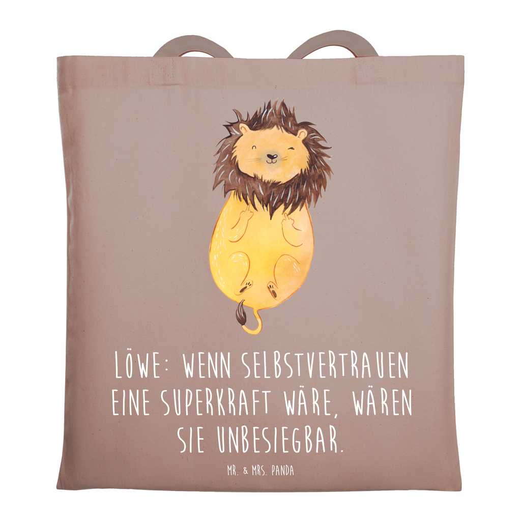 Tragetasche Löwe Superkraft Beuteltasche, Beutel, Einkaufstasche, Jutebeutel, Stoffbeutel, Tasche, Shopper, Umhängetasche, Strandtasche, Schultertasche, Stofftasche, Tragetasche, Badetasche, Jutetasche, Einkaufstüte, Laptoptasche, Tierkreiszeichen, Sternzeichen, Horoskop, Astrologie, Aszendent