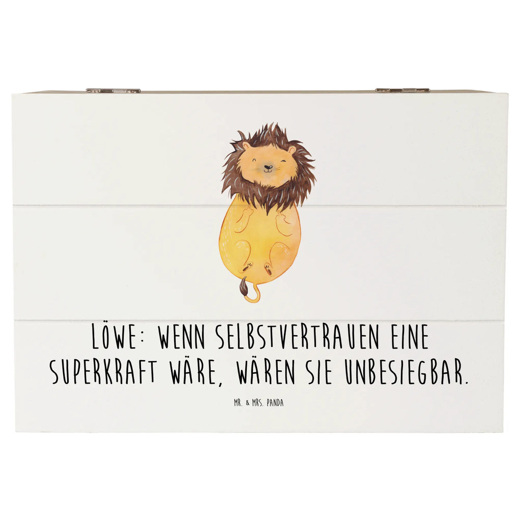 Holzkiste Löwe Superkraft Holzkiste, Kiste, Schatzkiste, Truhe, Schatulle, XXL, Erinnerungsbox, Erinnerungskiste, Dekokiste, Aufbewahrungsbox, Geschenkbox, Geschenkdose, Tierkreiszeichen, Sternzeichen, Horoskop, Astrologie, Aszendent