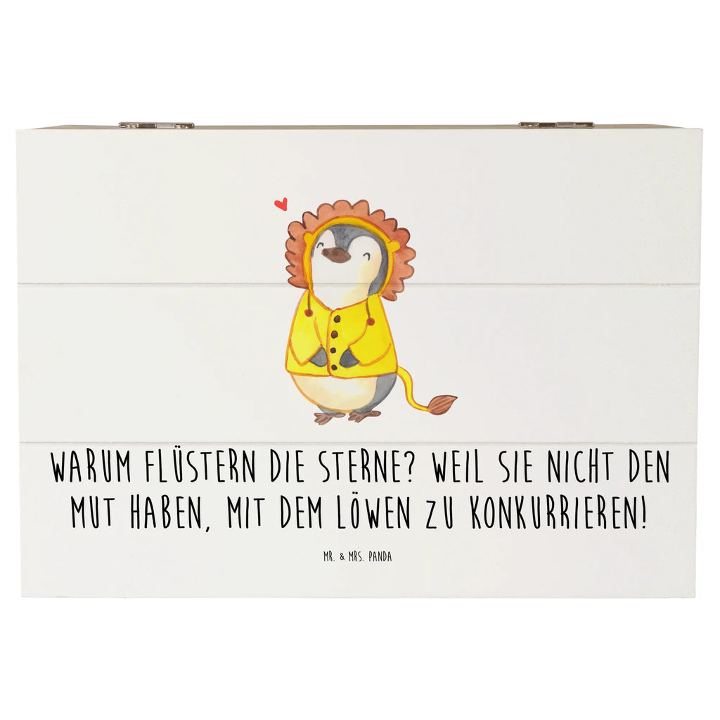 Holzkiste Sterne und Löwe Holzkiste, Kiste, Schatzkiste, Truhe, Schatulle, XXL, Erinnerungsbox, Erinnerungskiste, Dekokiste, Aufbewahrungsbox, Geschenkbox, Geschenkdose, Tierkreiszeichen, Sternzeichen, Horoskop, Astrologie, Aszendent