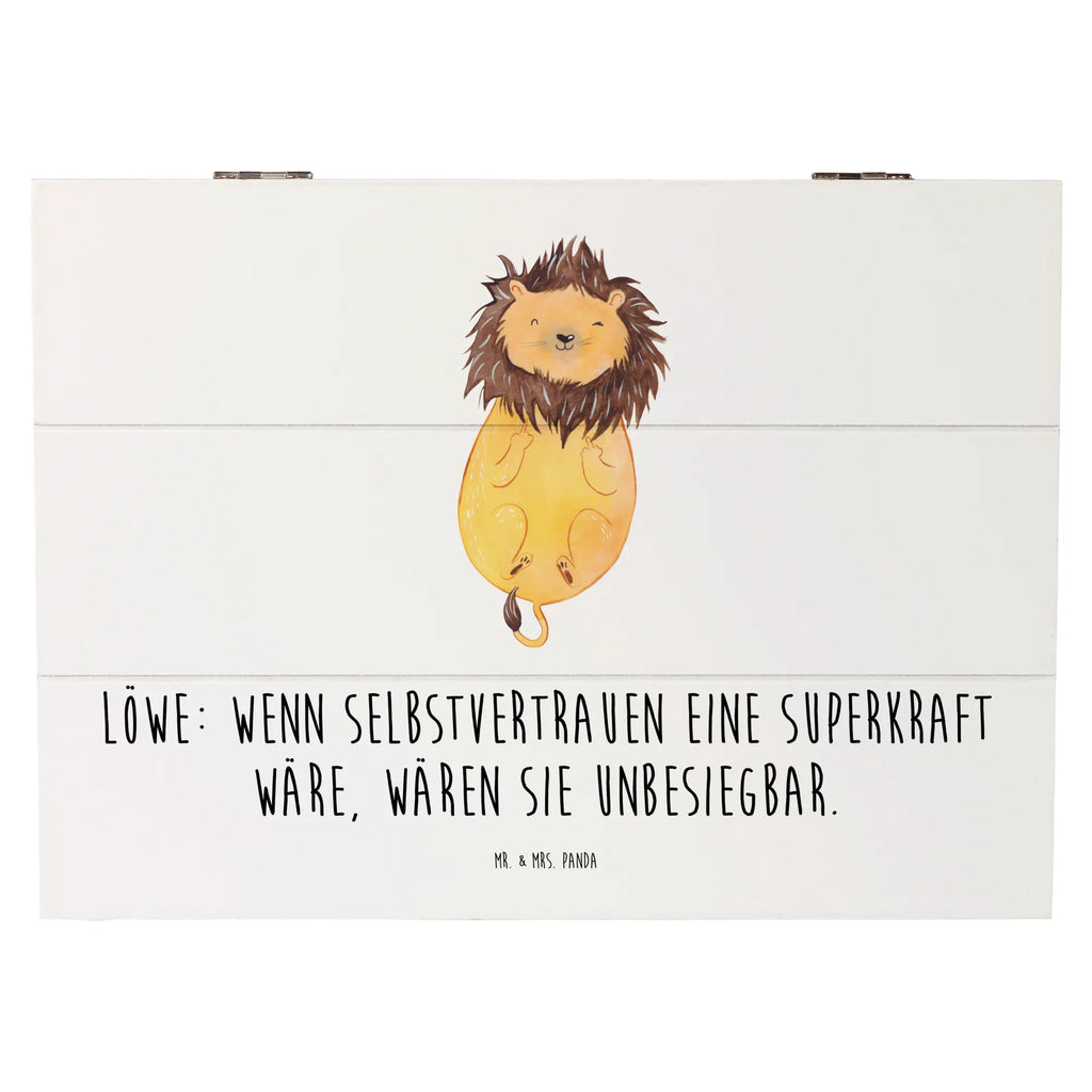 Holzkiste Löwe Superkraft Holzkiste, Kiste, Schatzkiste, Truhe, Schatulle, XXL, Erinnerungsbox, Erinnerungskiste, Dekokiste, Aufbewahrungsbox, Geschenkbox, Geschenkdose, Tierkreiszeichen, Sternzeichen, Horoskop, Astrologie, Aszendent