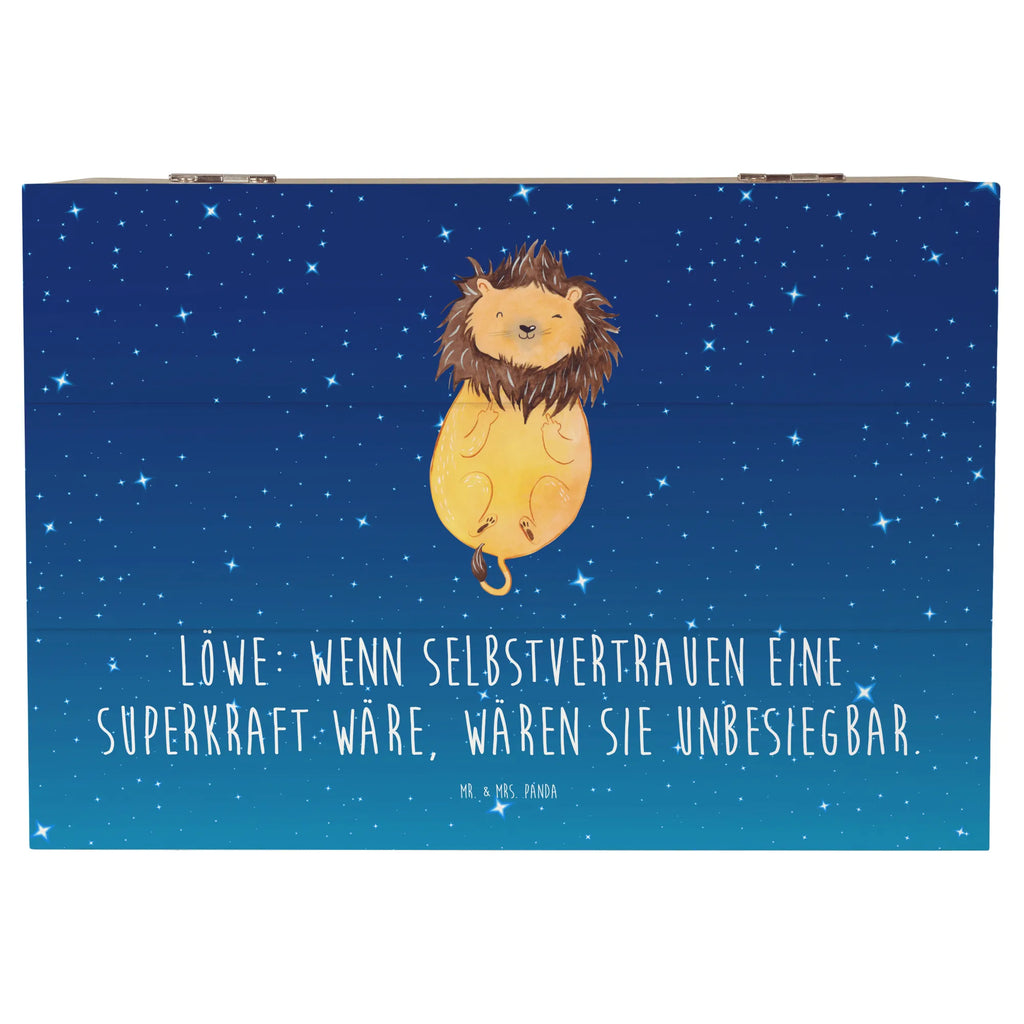 Holzkiste Löwe Superkraft Holzkiste, Kiste, Schatzkiste, Truhe, Schatulle, XXL, Erinnerungsbox, Erinnerungskiste, Dekokiste, Aufbewahrungsbox, Geschenkbox, Geschenkdose, Tierkreiszeichen, Sternzeichen, Horoskop, Astrologie, Aszendent