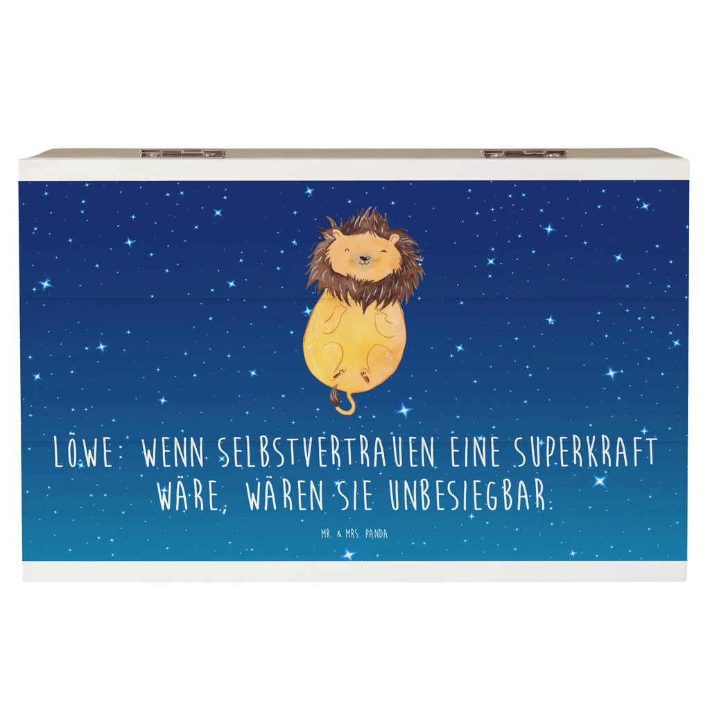 Holzkiste Löwe Superkraft Holzkiste, Kiste, Schatzkiste, Truhe, Schatulle, XXL, Erinnerungsbox, Erinnerungskiste, Dekokiste, Aufbewahrungsbox, Geschenkbox, Geschenkdose, Tierkreiszeichen, Sternzeichen, Horoskop, Astrologie, Aszendent