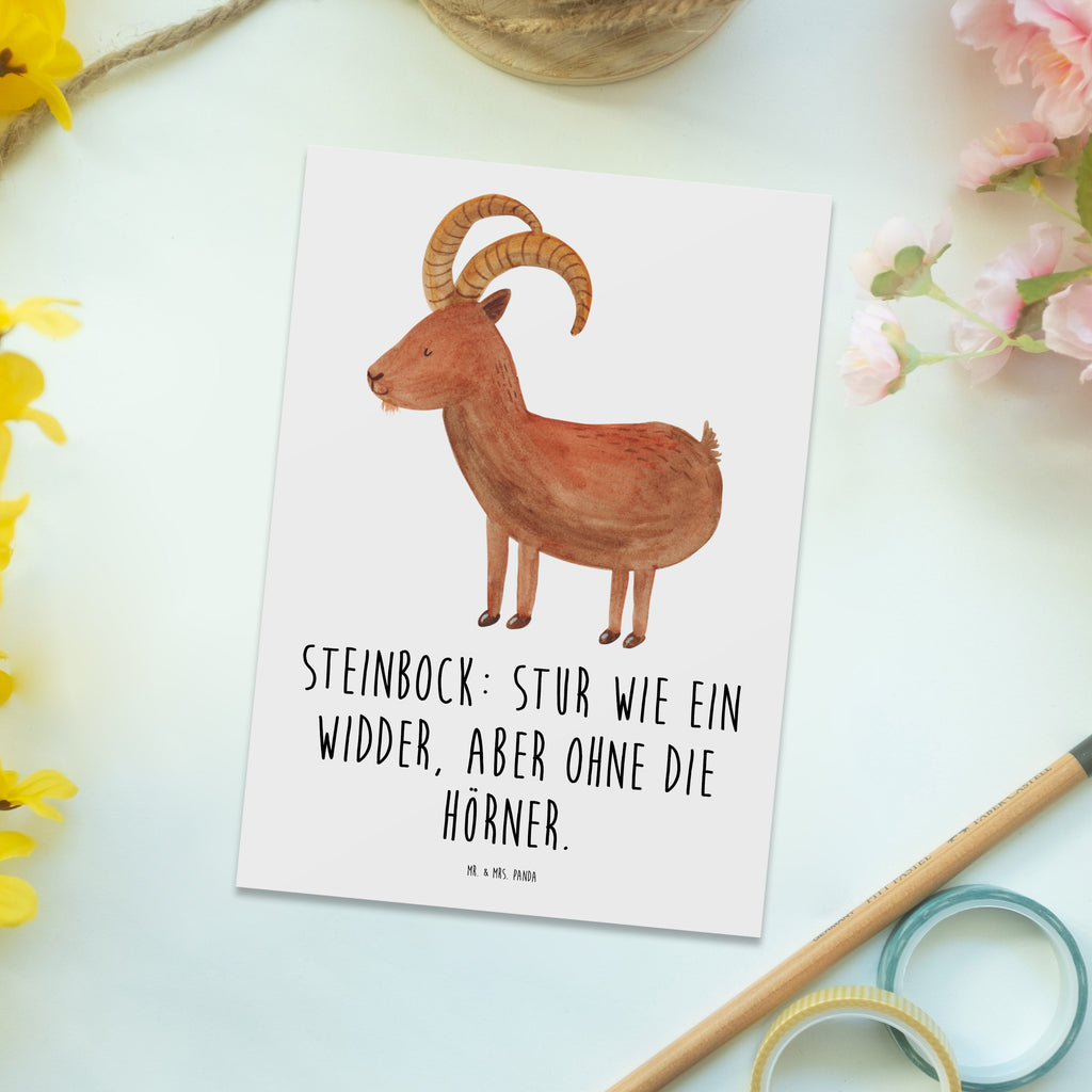 Postkarte Steinbock Entschlossen Postkarte, Karte, Geschenkkarte, Grußkarte, Einladung, Ansichtskarte, Geburtstagskarte, Einladungskarte, Dankeskarte, Ansichtskarten, Einladung Geburtstag, Einladungskarten Geburtstag, Tierkreiszeichen, Sternzeichen, Horoskop, Astrologie, Aszendent