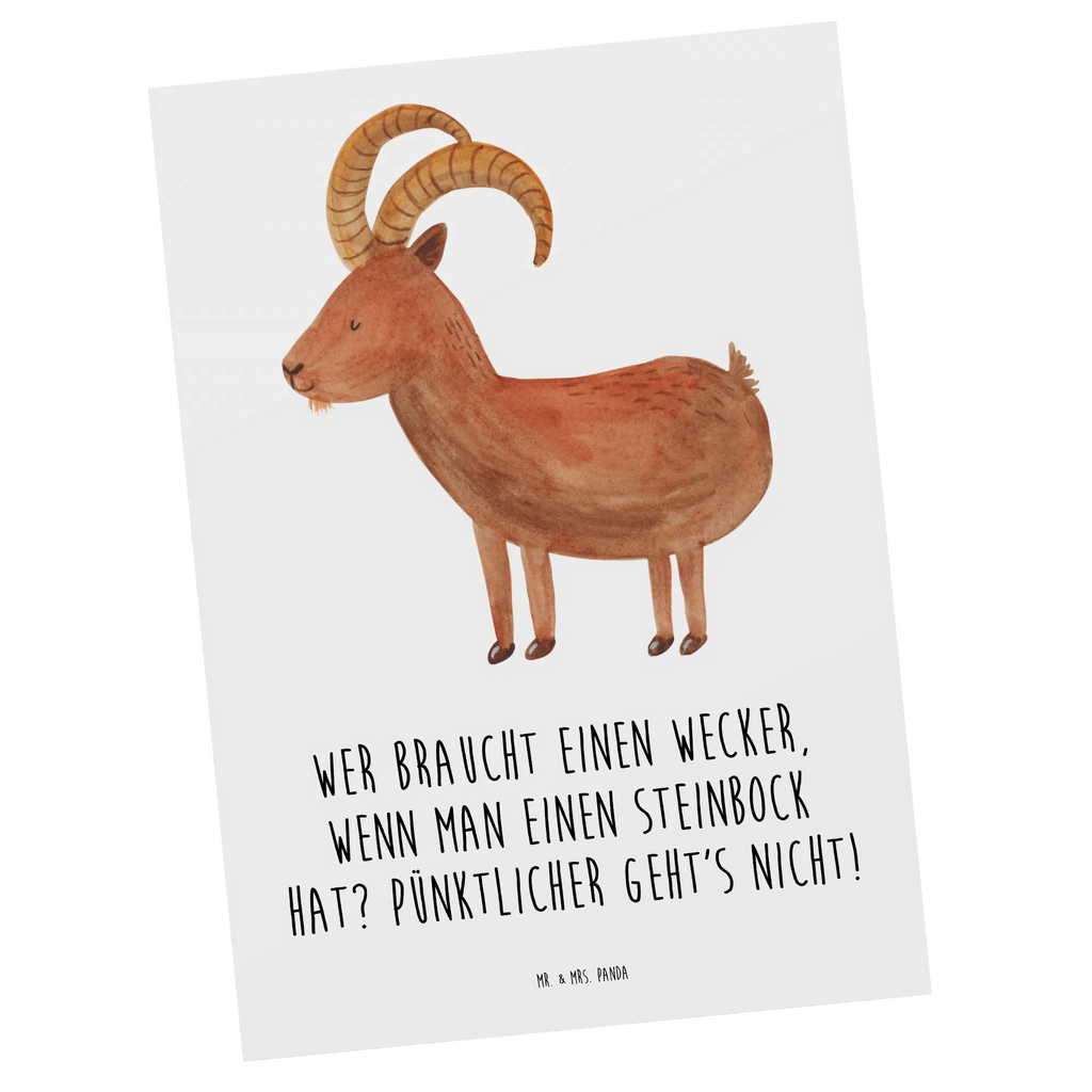 Postkarte Steinbock Wecker Postkarte, Karte, Geschenkkarte, Grußkarte, Einladung, Ansichtskarte, Geburtstagskarte, Einladungskarte, Dankeskarte, Ansichtskarten, Einladung Geburtstag, Einladungskarten Geburtstag, Tierkreiszeichen, Sternzeichen, Horoskop, Astrologie, Aszendent