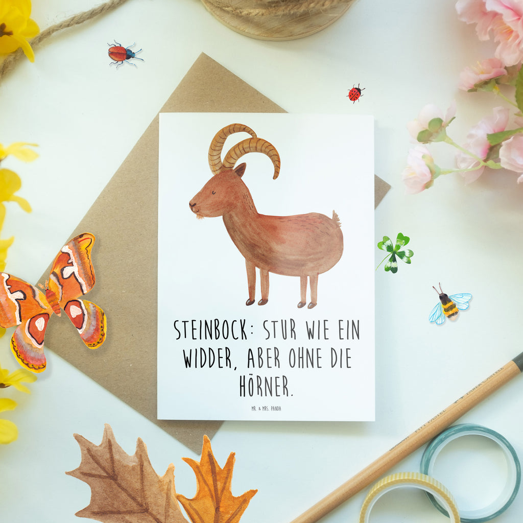 Grußkarte Spruch Steinbock Entschlossen Grußkarte, Klappkarte, Einladungskarte, Glückwunschkarte, Hochzeitskarte, Geburtstagskarte, Karte, Ansichtskarten, Tierkreiszeichen, Sternzeichen, Horoskop, Astrologie, Aszendent