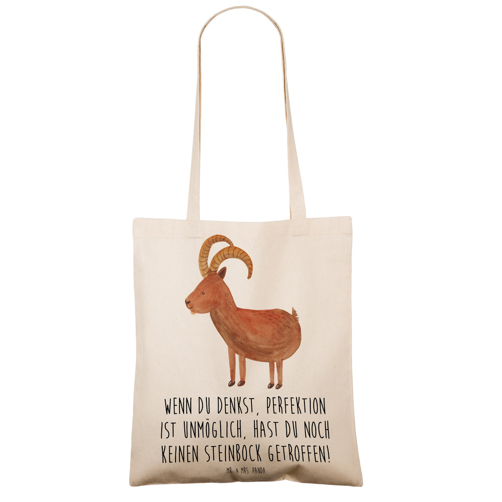 Tragetasche Steinbock Perfektion Beuteltasche, Beutel, Einkaufstasche, Jutebeutel, Stoffbeutel, Tasche, Shopper, Umhängetasche, Strandtasche, Schultertasche, Stofftasche, Tragetasche, Badetasche, Jutetasche, Einkaufstüte, Laptoptasche, Tierkreiszeichen, Sternzeichen, Horoskop, Astrologie, Aszendent