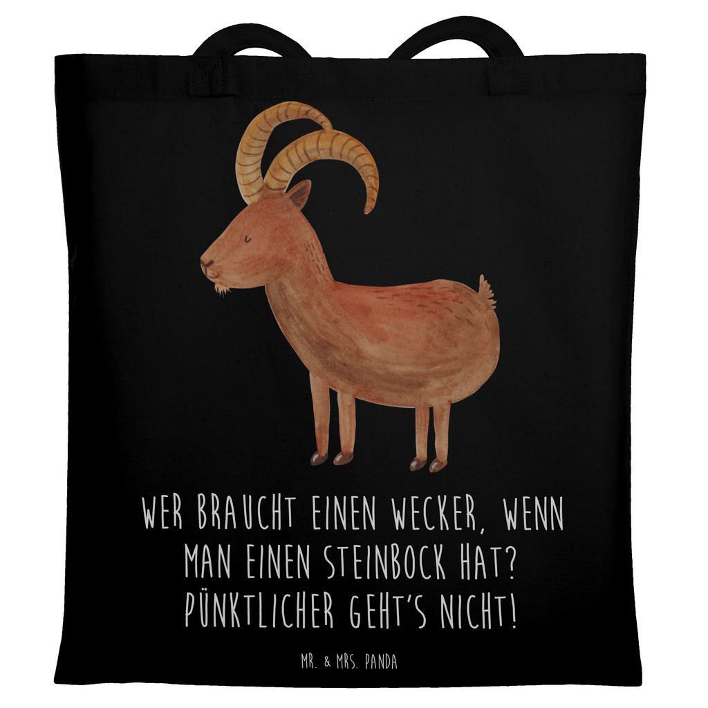 Tragetasche Steinbock Wecker Beuteltasche, Beutel, Einkaufstasche, Jutebeutel, Stoffbeutel, Tasche, Shopper, Umhängetasche, Strandtasche, Schultertasche, Stofftasche, Tragetasche, Badetasche, Jutetasche, Einkaufstüte, Laptoptasche, Tierkreiszeichen, Sternzeichen, Horoskop, Astrologie, Aszendent