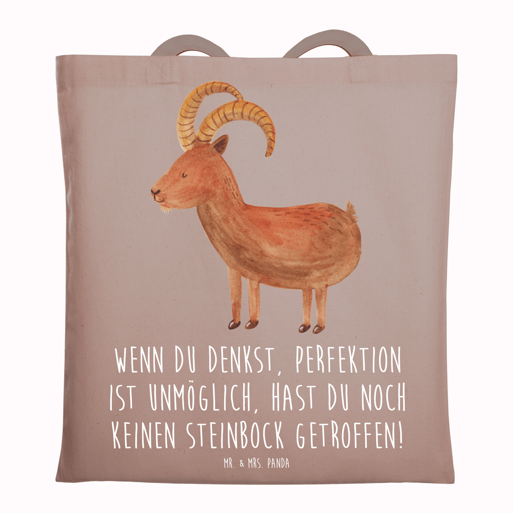 Tragetasche Steinbock Perfektion Beuteltasche, Beutel, Einkaufstasche, Jutebeutel, Stoffbeutel, Tasche, Shopper, Umhängetasche, Strandtasche, Schultertasche, Stofftasche, Tragetasche, Badetasche, Jutetasche, Einkaufstüte, Laptoptasche, Tierkreiszeichen, Sternzeichen, Horoskop, Astrologie, Aszendent