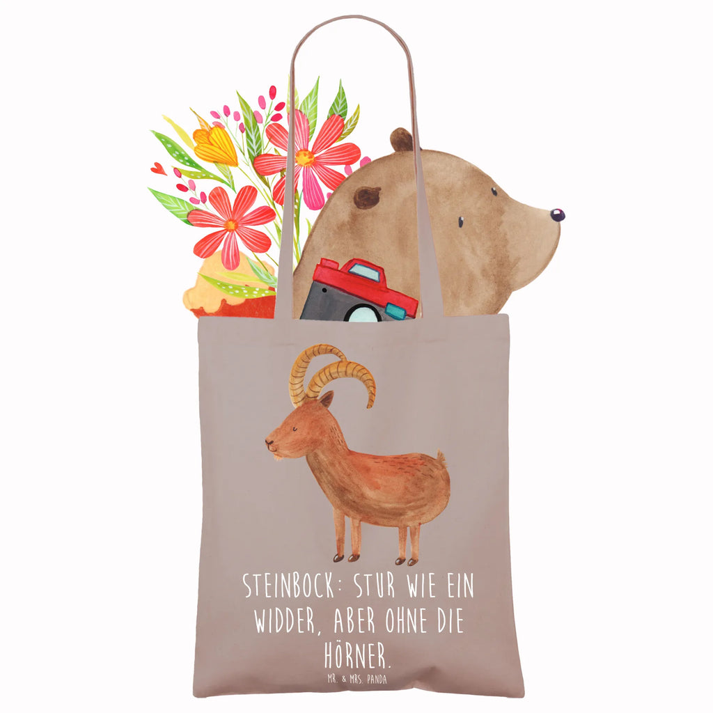 Tragetasche Steinbock Entschlossen Beuteltasche, Beutel, Einkaufstasche, Jutebeutel, Stoffbeutel, Tasche, Shopper, Umhängetasche, Strandtasche, Schultertasche, Stofftasche, Tragetasche, Badetasche, Jutetasche, Einkaufstüte, Laptoptasche, Tierkreiszeichen, Sternzeichen, Horoskop, Astrologie, Aszendent