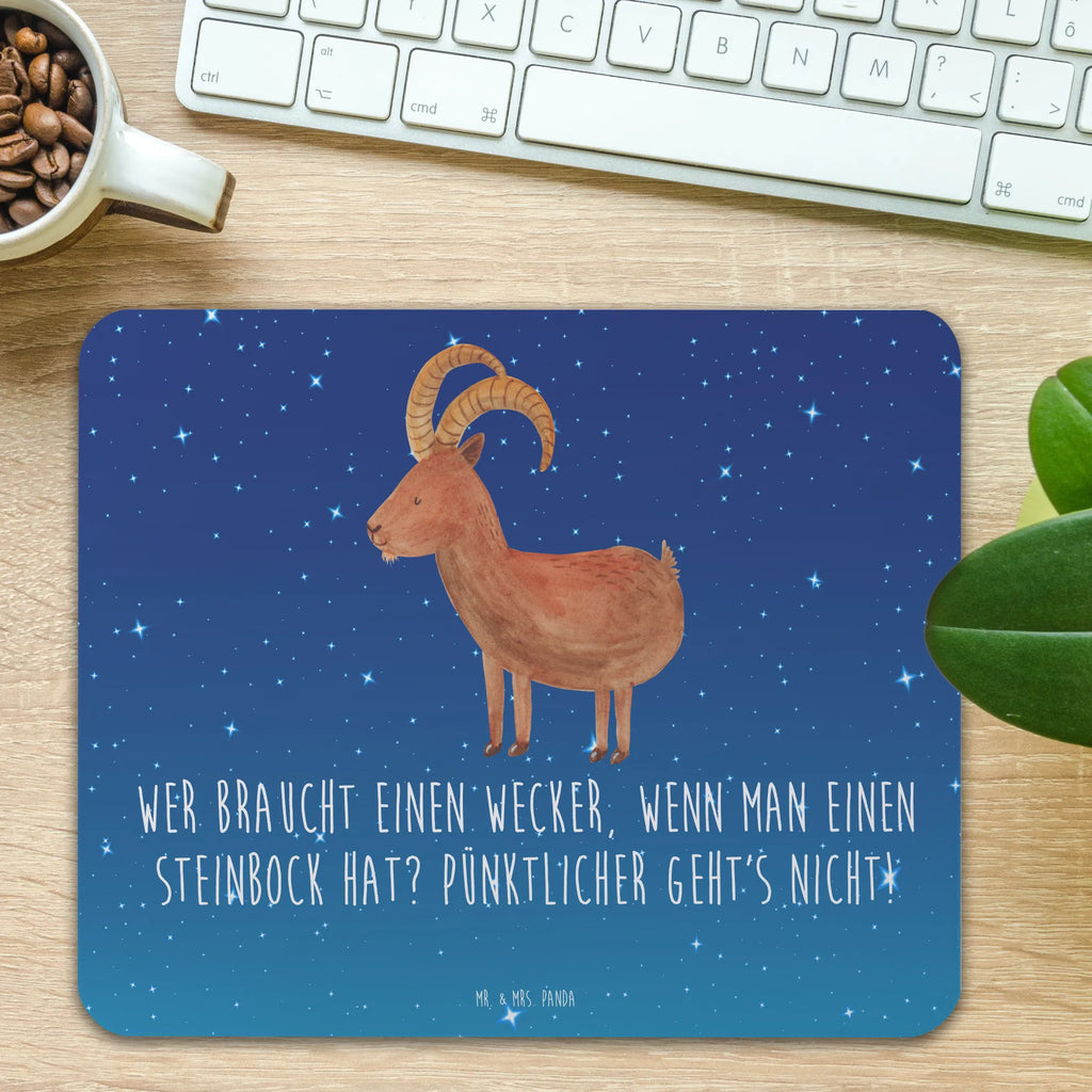 Mauspad Steinbock Wecker Mousepad, Computer zubehör, Büroausstattung, PC Zubehör, Arbeitszimmer, Mauspad, Einzigartiges Mauspad, Designer Mauspad, Mausunterlage, Mauspad Büro, Tierkreiszeichen, Sternzeichen, Horoskop, Astrologie, Aszendent