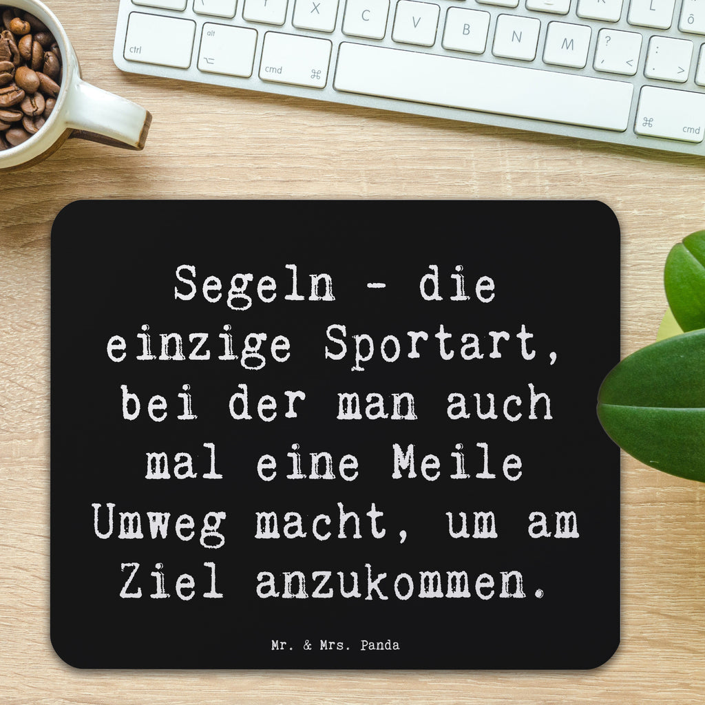 Mauspad Spruch Segeln Umweg Mousepad, Computer zubehör, Büroausstattung, PC Zubehör, Arbeitszimmer, Mauspad, Einzigartiges Mauspad, Designer Mauspad, Mausunterlage, Mauspad Büro, Geschenk, Sport, Sportart, Hobby, Schenken, Danke, Dankeschön, Auszeichnung, Gewinn, Sportler