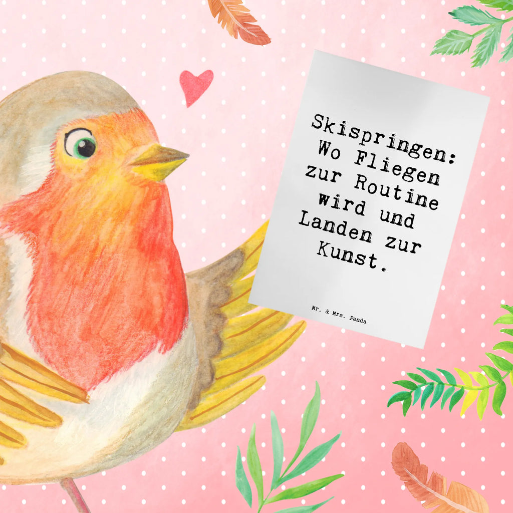 Grußkarte Spruch Skispringen Kunstflug Grußkarte, Klappkarte, Einladungskarte, Glückwunschkarte, Hochzeitskarte, Geburtstagskarte, Karte, Ansichtskarten, Geschenk, Sport, Sportart, Hobby, Schenken, Danke, Dankeschön, Auszeichnung, Gewinn, Sportler