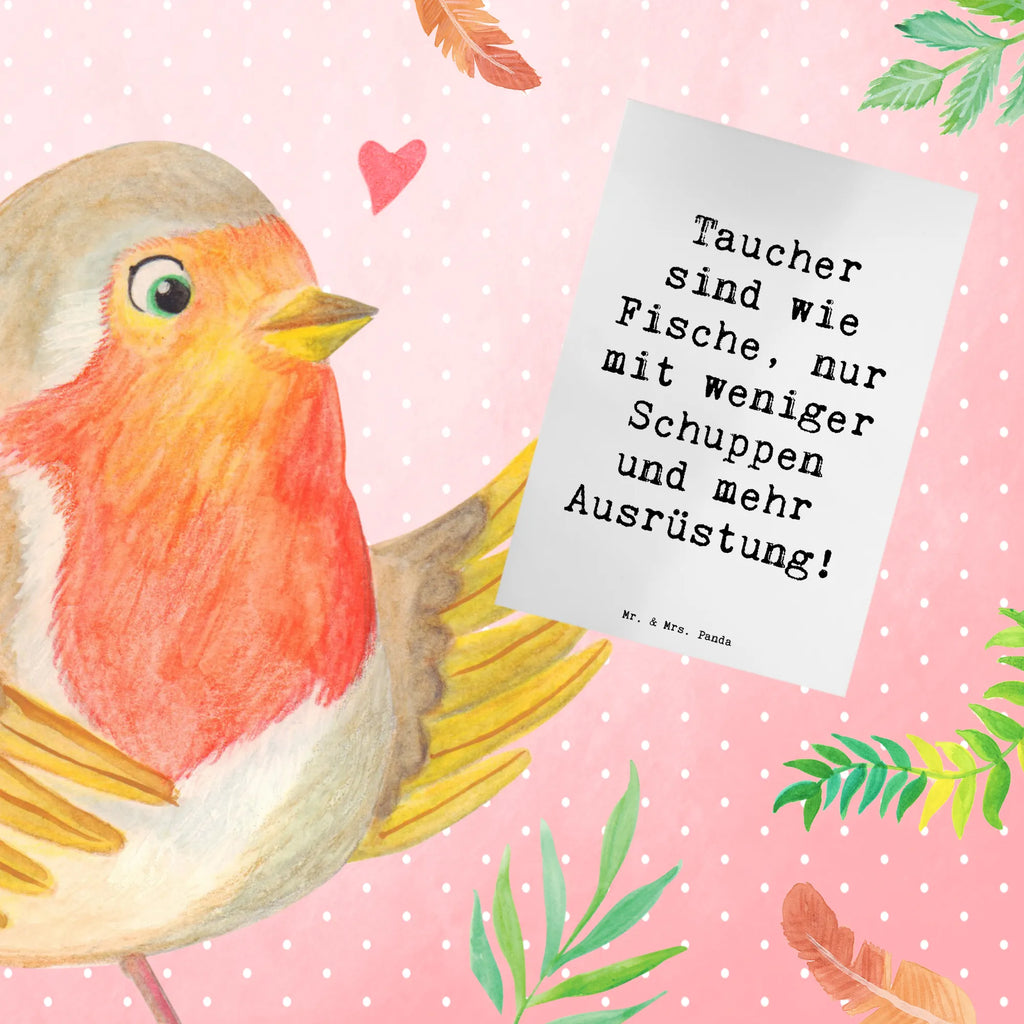 Grußkarte Spruch Tauchen Abenteuer Grußkarte, Klappkarte, Einladungskarte, Glückwunschkarte, Hochzeitskarte, Geburtstagskarte, Karte, Ansichtskarten, Geschenk, Sport, Sportart, Hobby, Schenken, Danke, Dankeschön, Auszeichnung, Gewinn, Sportler