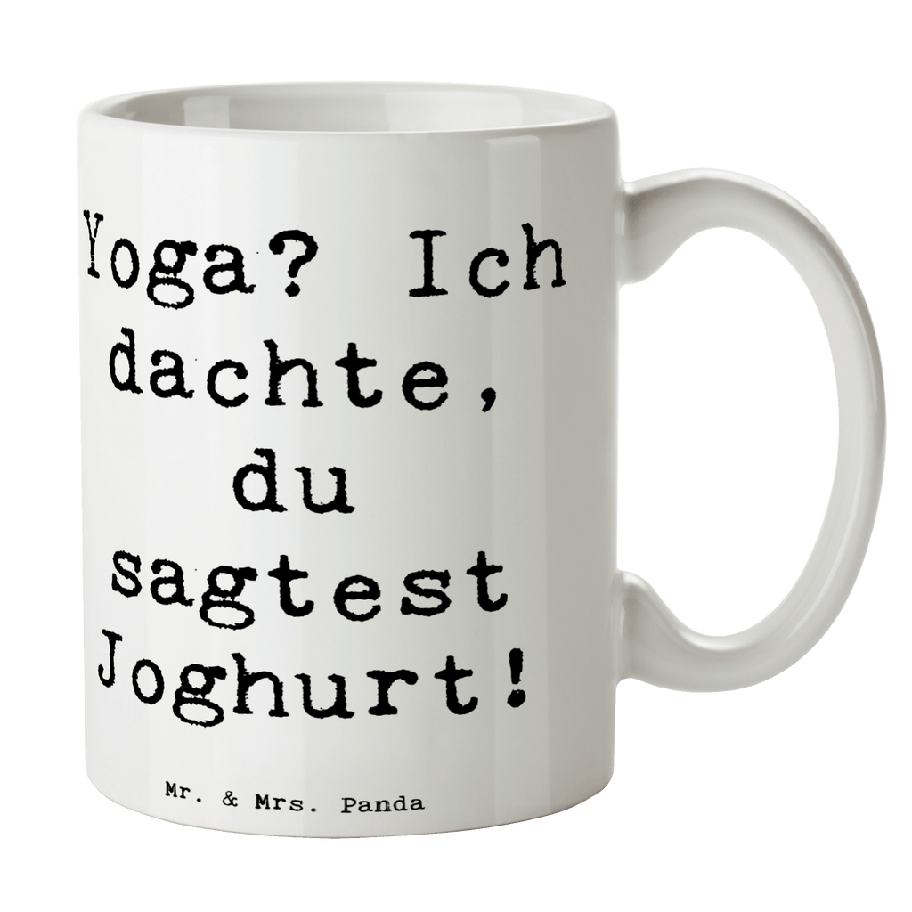 Tasse Spruch Yoga Humor Tasse, Kaffeetasse, Teetasse, Becher, Kaffeebecher, Teebecher, Keramiktasse, Porzellantasse, Büro Tasse, Geschenk Tasse, Tasse Sprüche, Tasse Motive, Kaffeetassen, Tasse bedrucken, Designer Tasse, Cappuccino Tassen, Schöne Teetassen, Geschenk, Sport, Sportart, Hobby, Schenken, Danke, Dankeschön, Auszeichnung, Gewinn, Sportler