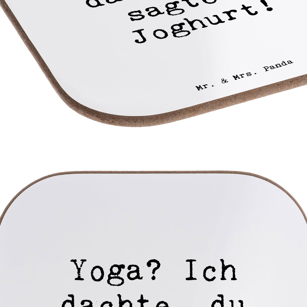 Untersetzer Spruch Yoga Humor