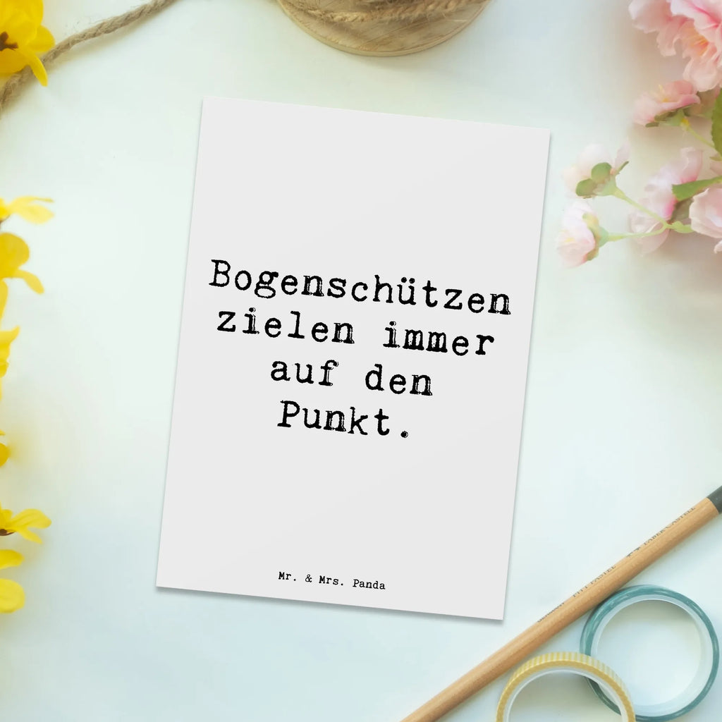 Postkarte Spruch Bogenschützen Fokussierung Postkarte, Karte, Geschenkkarte, Grußkarte, Einladung, Ansichtskarte, Geburtstagskarte, Einladungskarte, Dankeskarte, Ansichtskarten, Einladung Geburtstag, Einladungskarten Geburtstag, Geschenk, Sport, Sportart, Hobby, Schenken, Danke, Dankeschön, Auszeichnung, Gewinn, Sportler