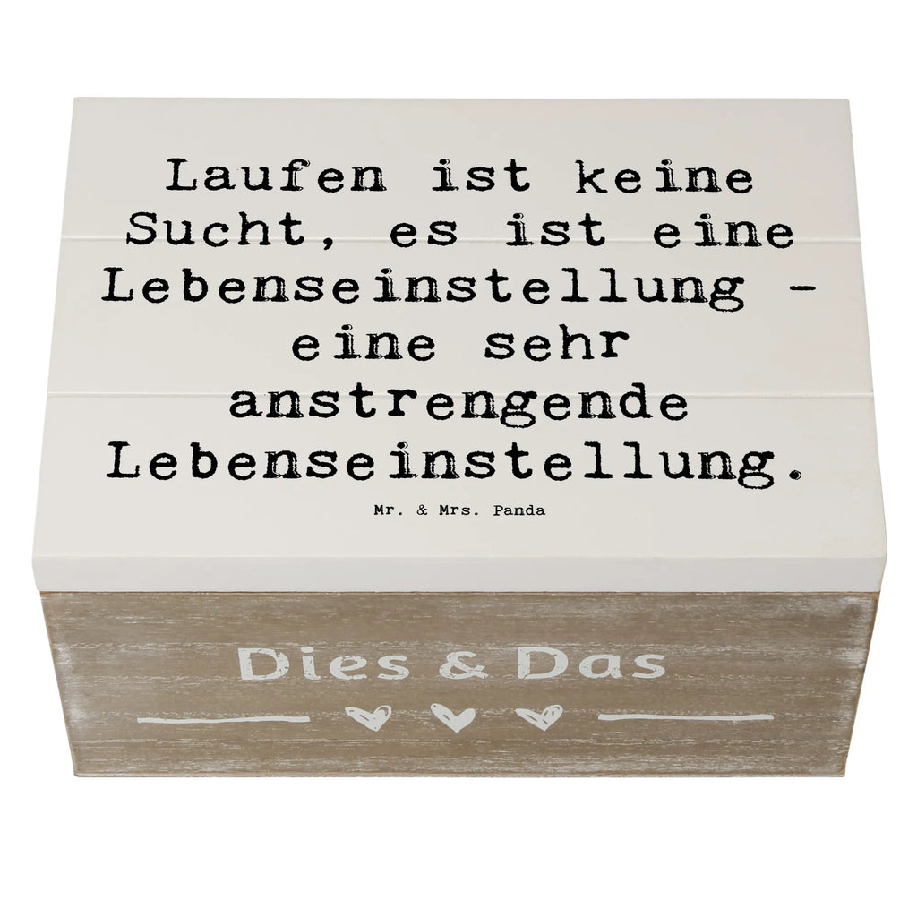 Holzkiste Spruch Laufen ist keine Sucht, es ist eine Lebenseinstellung - eine sehr anstrengende Lebenseinstellung. Holzkiste, Kiste, Schatzkiste, Truhe, Schatulle, XXL, Erinnerungsbox, Erinnerungskiste, Dekokiste, Aufbewahrungsbox, Geschenkbox, Geschenkdose, Geschenk, Sport, Sportart, Hobby, Schenken, Danke, Dankeschön, Auszeichnung, Gewinn, Sportler