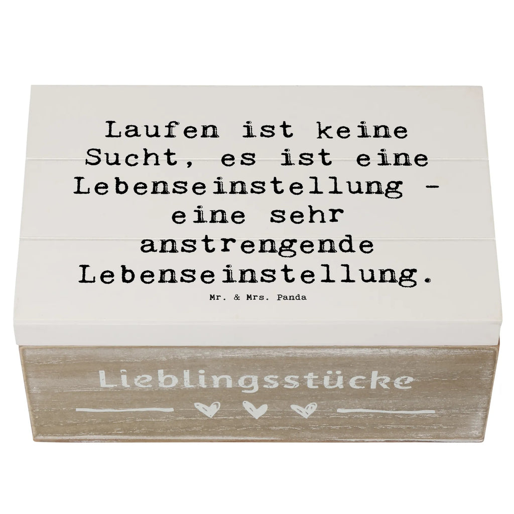 Holzkiste Spruch Laufen ist keine Sucht, es ist eine Lebenseinstellung - eine sehr anstrengende Lebenseinstellung. Holzkiste, Kiste, Schatzkiste, Truhe, Schatulle, XXL, Erinnerungsbox, Erinnerungskiste, Dekokiste, Aufbewahrungsbox, Geschenkbox, Geschenkdose, Geschenk, Sport, Sportart, Hobby, Schenken, Danke, Dankeschön, Auszeichnung, Gewinn, Sportler