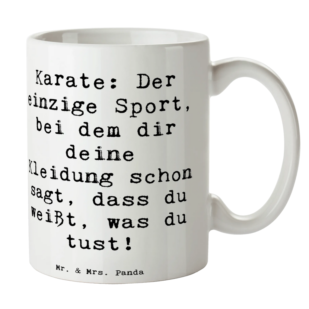 Tasse Spruch Karate Kleidung Tasse, Kaffeetasse, Teetasse, Becher, Kaffeebecher, Teebecher, Keramiktasse, Porzellantasse, Büro Tasse, Geschenk Tasse, Tasse Sprüche, Tasse Motive, Kaffeetassen, Tasse bedrucken, Designer Tasse, Cappuccino Tassen, Schöne Teetassen, Geschenk, Sport, Sportart, Hobby, Schenken, Danke, Dankeschön, Auszeichnung, Gewinn, Sportler