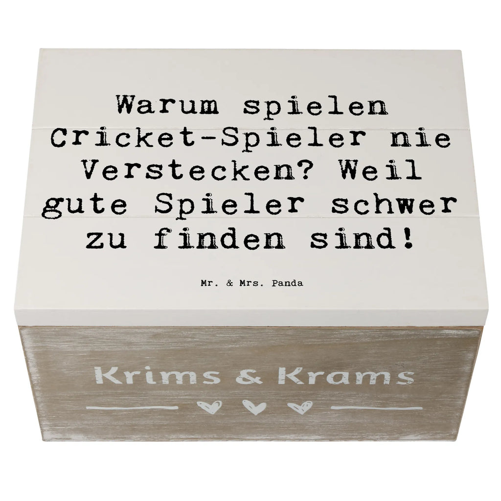 Holzkiste Spruch Cricket Verstecken Holzkiste, Kiste, Schatzkiste, Truhe, Schatulle, XXL, Erinnerungsbox, Erinnerungskiste, Dekokiste, Aufbewahrungsbox, Geschenkbox, Geschenkdose, Geschenk, Sport, Sportart, Hobby, Schenken, Danke, Dankeschön, Auszeichnung, Gewinn, Sportler