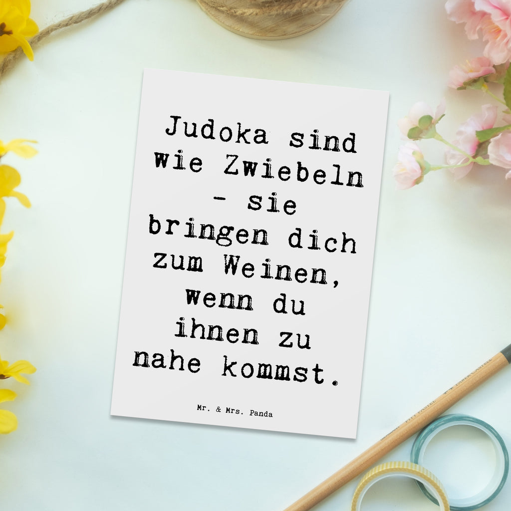 Postkarte Judo Zwiebel