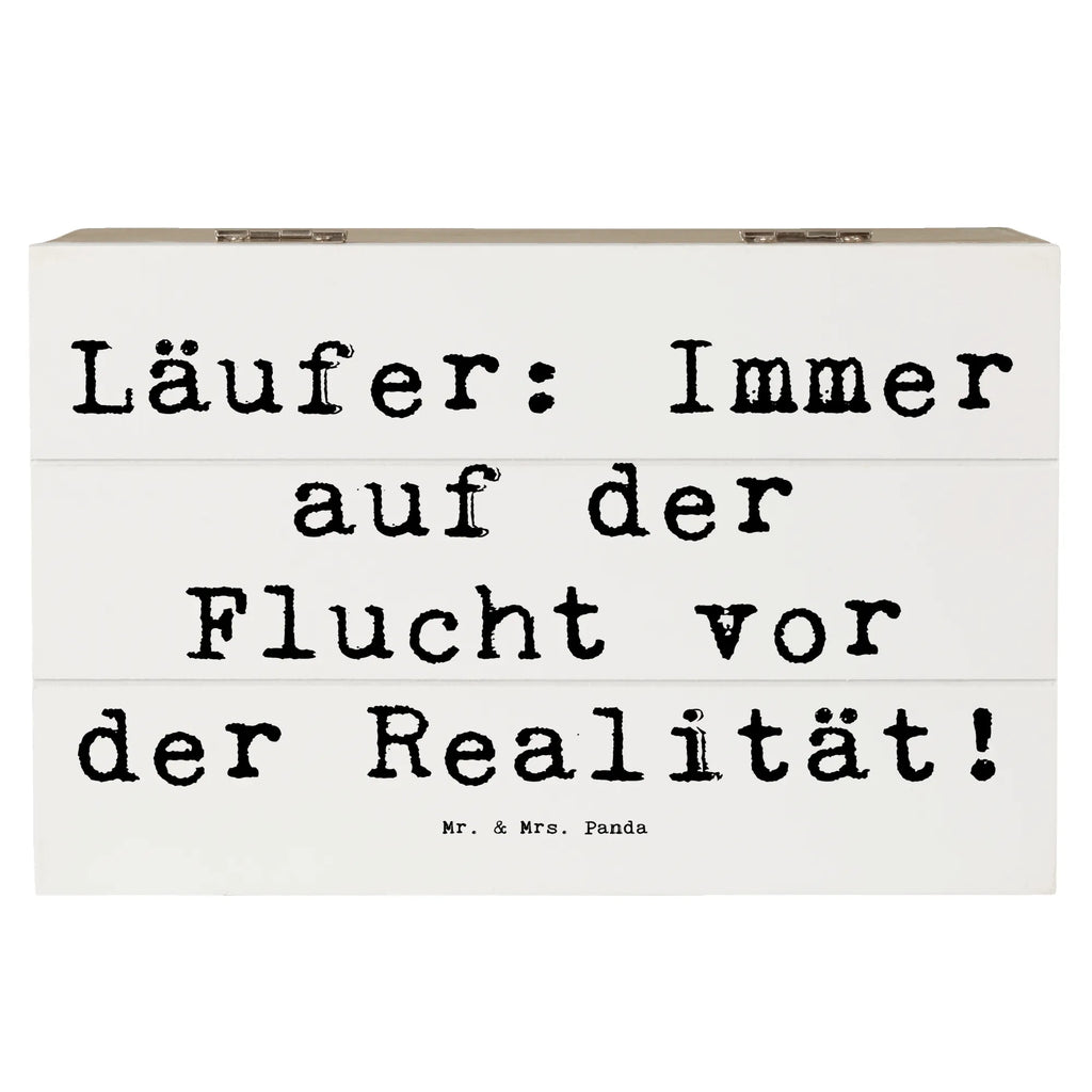 Holzkiste Spruch Laufen Realitätsflucht Holzkiste, Kiste, Schatzkiste, Truhe, Schatulle, XXL, Erinnerungsbox, Erinnerungskiste, Dekokiste, Aufbewahrungsbox, Geschenkbox, Geschenkdose, Geschenk, Sport, Sportart, Hobby, Schenken, Danke, Dankeschön, Auszeichnung, Gewinn, Sportler