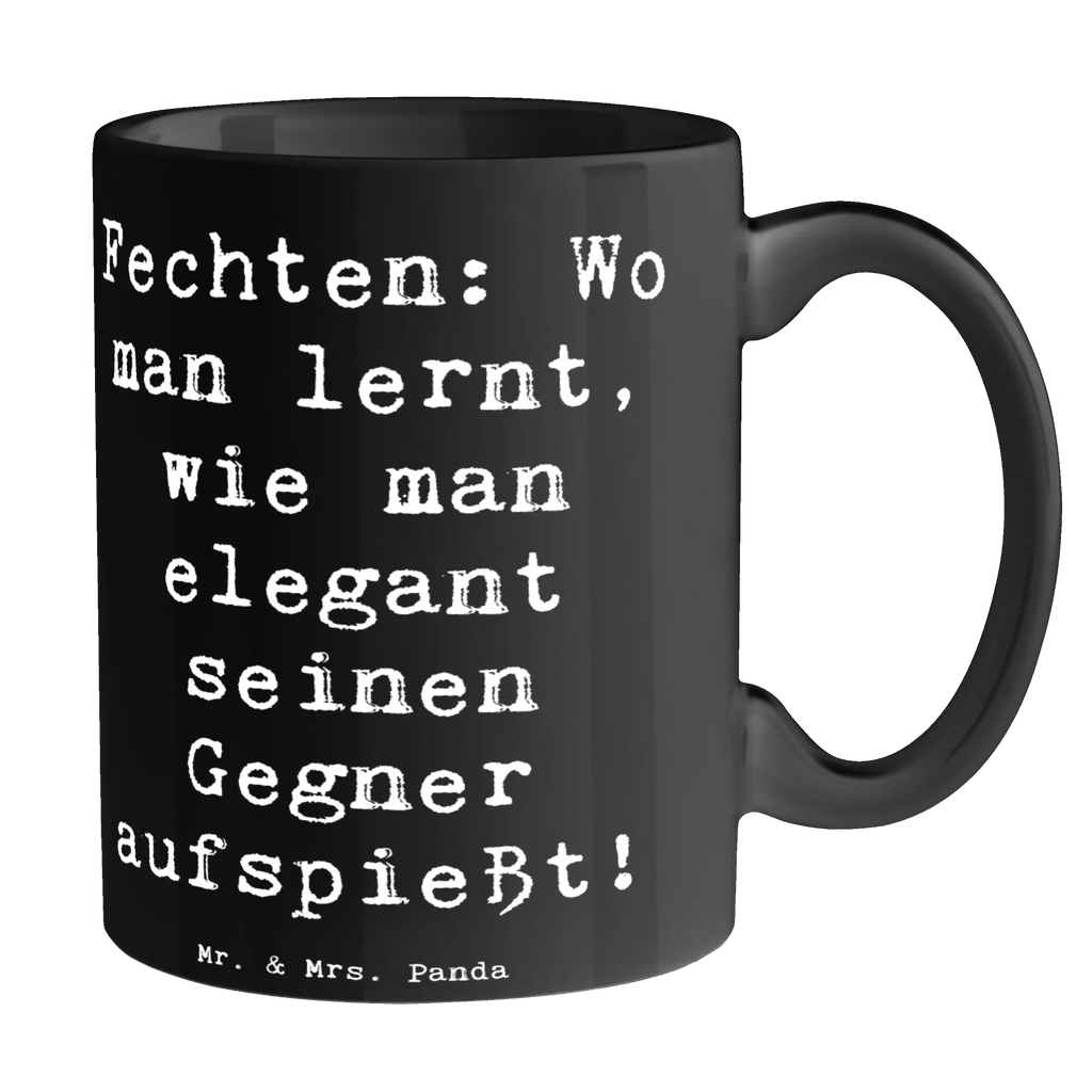 Tasse Spruch Fechten Eleganz Tasse, Kaffeetasse, Teetasse, Becher, Kaffeebecher, Teebecher, Keramiktasse, Porzellantasse, Büro Tasse, Geschenk Tasse, Tasse Sprüche, Tasse Motive, Kaffeetassen, Tasse bedrucken, Designer Tasse, Cappuccino Tassen, Schöne Teetassen, Geschenk, Sport, Sportart, Hobby, Schenken, Danke, Dankeschön, Auszeichnung, Gewinn, Sportler