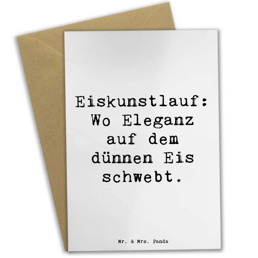 Grußkarte Spruch Eiskunstlauf: Wo Eleganz auf dem dünnen Eis schwebt. Grußkarte, Klappkarte, Einladungskarte, Glückwunschkarte, Hochzeitskarte, Geburtstagskarte, Karte, Ansichtskarten, Geschenk, Sport, Sportart, Hobby, Schenken, Danke, Dankeschön, Auszeichnung, Gewinn, Sportler