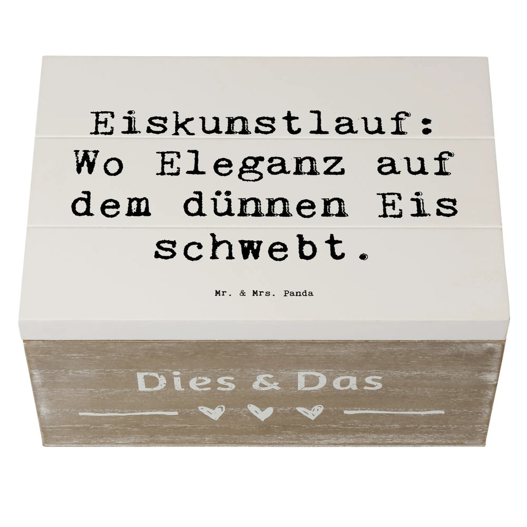 Holzkiste Spruch Eiskunstlauf: Wo Eleganz auf dem dünnen Eis schwebt. Holzkiste, Kiste, Schatzkiste, Truhe, Schatulle, XXL, Erinnerungsbox, Erinnerungskiste, Dekokiste, Aufbewahrungsbox, Geschenkbox, Geschenkdose, Geschenk, Sport, Sportart, Hobby, Schenken, Danke, Dankeschön, Auszeichnung, Gewinn, Sportler