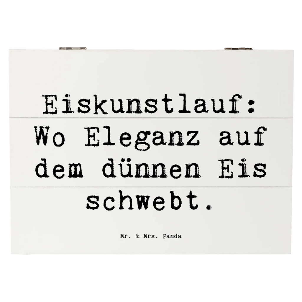 Holzkiste Spruch Eiskunstlauf: Wo Eleganz auf dem dünnen Eis schwebt. Holzkiste, Kiste, Schatzkiste, Truhe, Schatulle, XXL, Erinnerungsbox, Erinnerungskiste, Dekokiste, Aufbewahrungsbox, Geschenkbox, Geschenkdose, Geschenk, Sport, Sportart, Hobby, Schenken, Danke, Dankeschön, Auszeichnung, Gewinn, Sportler