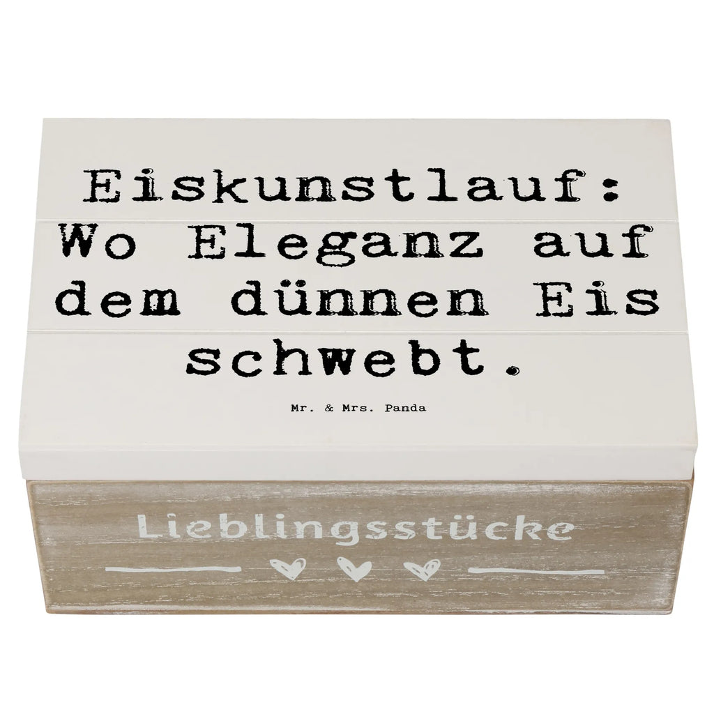 Holzkiste Spruch Eiskunstlauf: Wo Eleganz auf dem dünnen Eis schwebt. Holzkiste, Kiste, Schatzkiste, Truhe, Schatulle, XXL, Erinnerungsbox, Erinnerungskiste, Dekokiste, Aufbewahrungsbox, Geschenkbox, Geschenkdose, Geschenk, Sport, Sportart, Hobby, Schenken, Danke, Dankeschön, Auszeichnung, Gewinn, Sportler