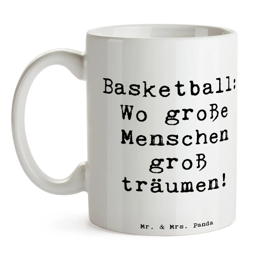 Tasse Spruch Basketball Träume Tasse, Kaffeetasse, Teetasse, Becher, Kaffeebecher, Teebecher, Keramiktasse, Porzellantasse, Büro Tasse, Geschenk Tasse, Tasse Sprüche, Tasse Motive, Kaffeetassen, Tasse bedrucken, Designer Tasse, Cappuccino Tassen, Schöne Teetassen, Geschenk, Sport, Sportart, Hobby, Schenken, Danke, Dankeschön, Auszeichnung, Gewinn, Sportler