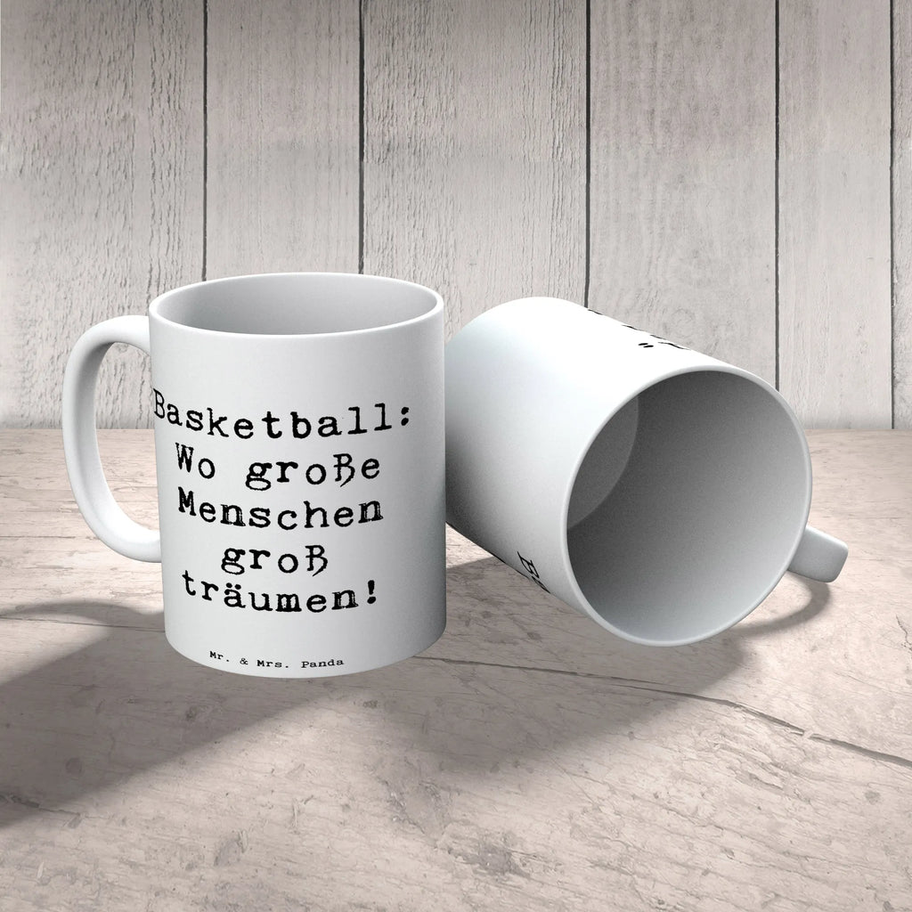 Tasse Spruch Basketball Träume Tasse, Kaffeetasse, Teetasse, Becher, Kaffeebecher, Teebecher, Keramiktasse, Porzellantasse, Büro Tasse, Geschenk Tasse, Tasse Sprüche, Tasse Motive, Kaffeetassen, Tasse bedrucken, Designer Tasse, Cappuccino Tassen, Schöne Teetassen, Geschenk, Sport, Sportart, Hobby, Schenken, Danke, Dankeschön, Auszeichnung, Gewinn, Sportler