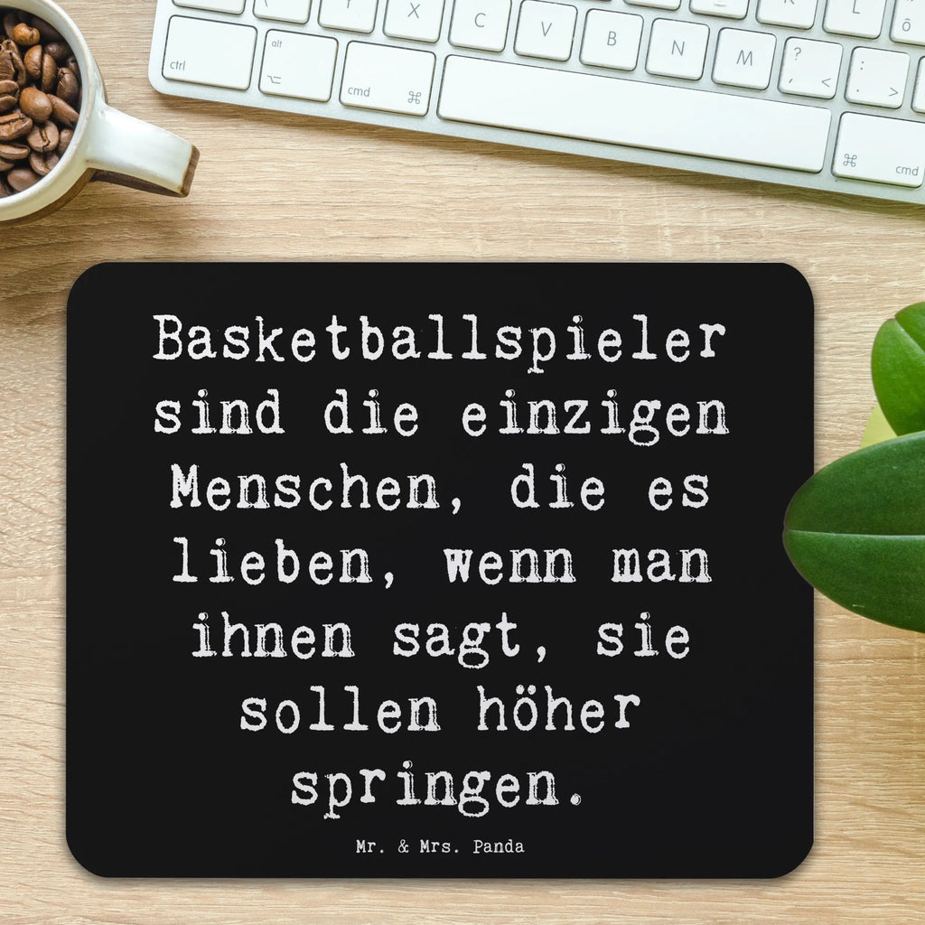 Mauspad Spruch Basketball Motivation