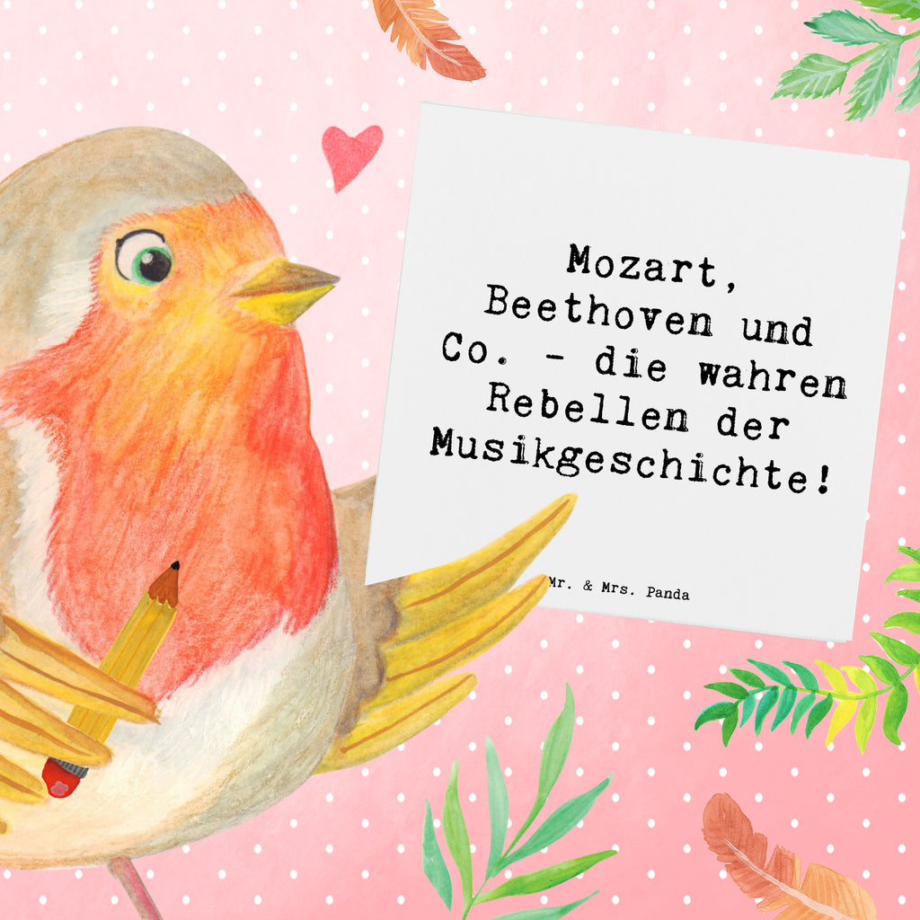 Deluxe Karte Spruch Klassik Rebellen Karte, Grußkarte, Klappkarte, Einladungskarte, Glückwunschkarte, Hochzeitskarte, Geburtstagskarte, Hochwertige Grußkarte, Hochwertige Klappkarte