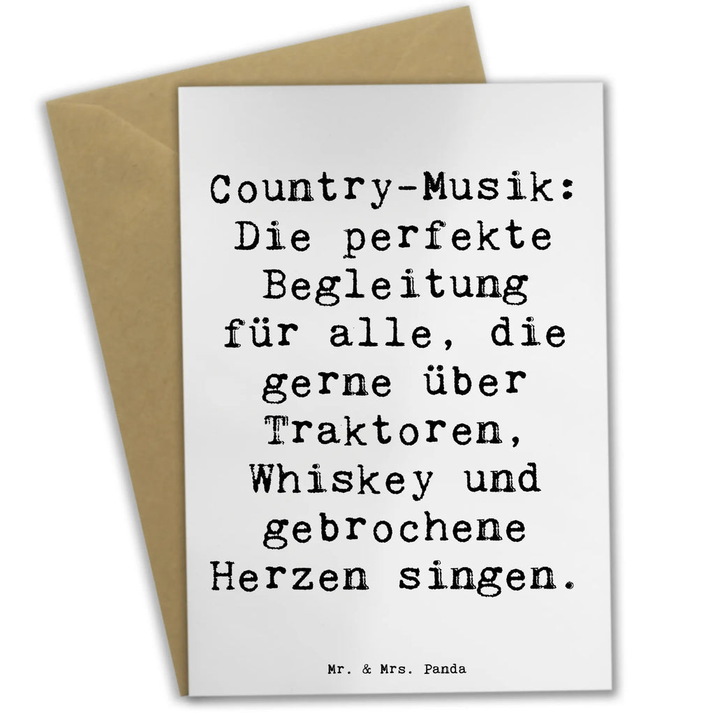 Grußkarte Spruch Country-Musik Herzstück Grußkarte, Klappkarte, Einladungskarte, Glückwunschkarte, Hochzeitskarte, Geburtstagskarte, Karte, Ansichtskarten