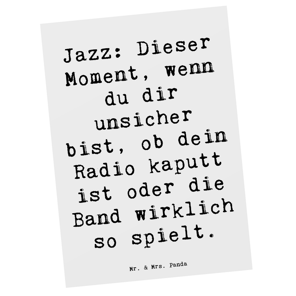 Postkarte Spruch Jazz Momente Postkarte, Karte, Geschenkkarte, Grußkarte, Einladung, Ansichtskarte, Geburtstagskarte, Einladungskarte, Dankeskarte, Ansichtskarten, Einladung Geburtstag, Einladungskarten Geburtstag