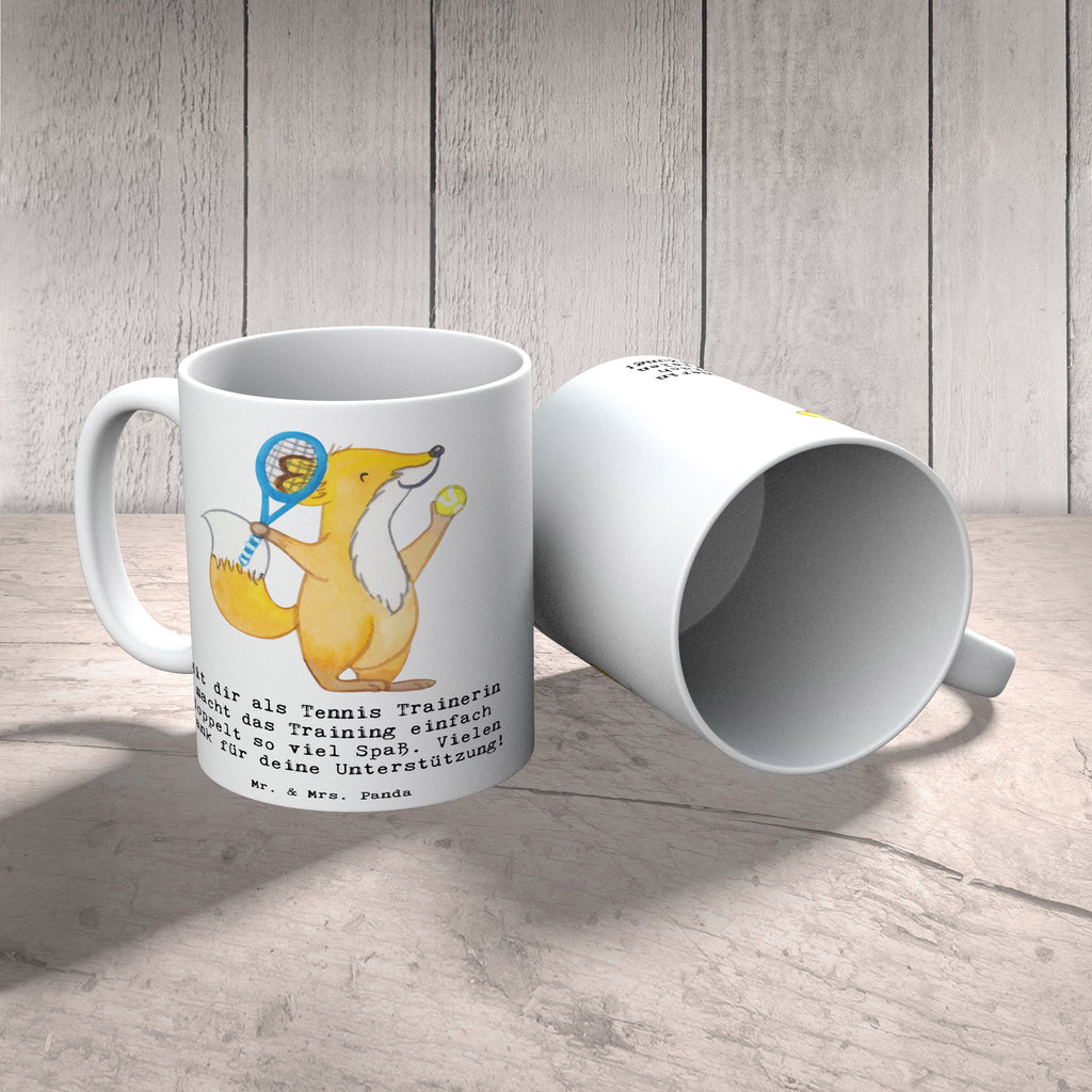 Tasse Tennis Trainerin Spaß Tasse, Kaffeetasse, Teetasse, Becher, Kaffeebecher, Teebecher, Keramiktasse, Porzellantasse, Büro Tasse, Geschenk Tasse, Tasse Sprüche, Tasse Motive, Kaffeetassen, Tasse bedrucken, Designer Tasse, Cappuccino Tassen, Schöne Teetassen, Geschenk, Sport, Sportart, Hobby, Schenken, Danke, Dankeschön, Auszeichnung, Gewinn, Sportler