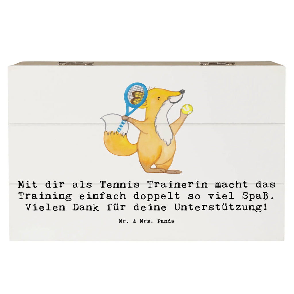 Holzkiste Tennis Trainerin Spaß Holzkiste, Kiste, Schatzkiste, Truhe, Schatulle, XXL, Erinnerungsbox, Erinnerungskiste, Dekokiste, Aufbewahrungsbox, Geschenkbox, Geschenkdose, Geschenk, Sport, Sportart, Hobby, Schenken, Danke, Dankeschön, Auszeichnung, Gewinn, Sportler