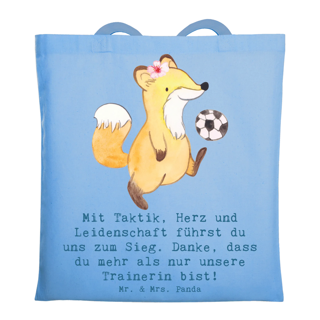 Tragetasche Fussball Trainerin Beuteltasche, Beutel, Einkaufstasche, Jutebeutel, Stoffbeutel, Tasche, Shopper, Umhängetasche, Strandtasche, Schultertasche, Stofftasche, Tragetasche, Badetasche, Jutetasche, Einkaufstüte, Laptoptasche, Geschenk, Sport, Sportart, Hobby, Schenken, Danke, Dankeschön, Auszeichnung, Gewinn, Sportler