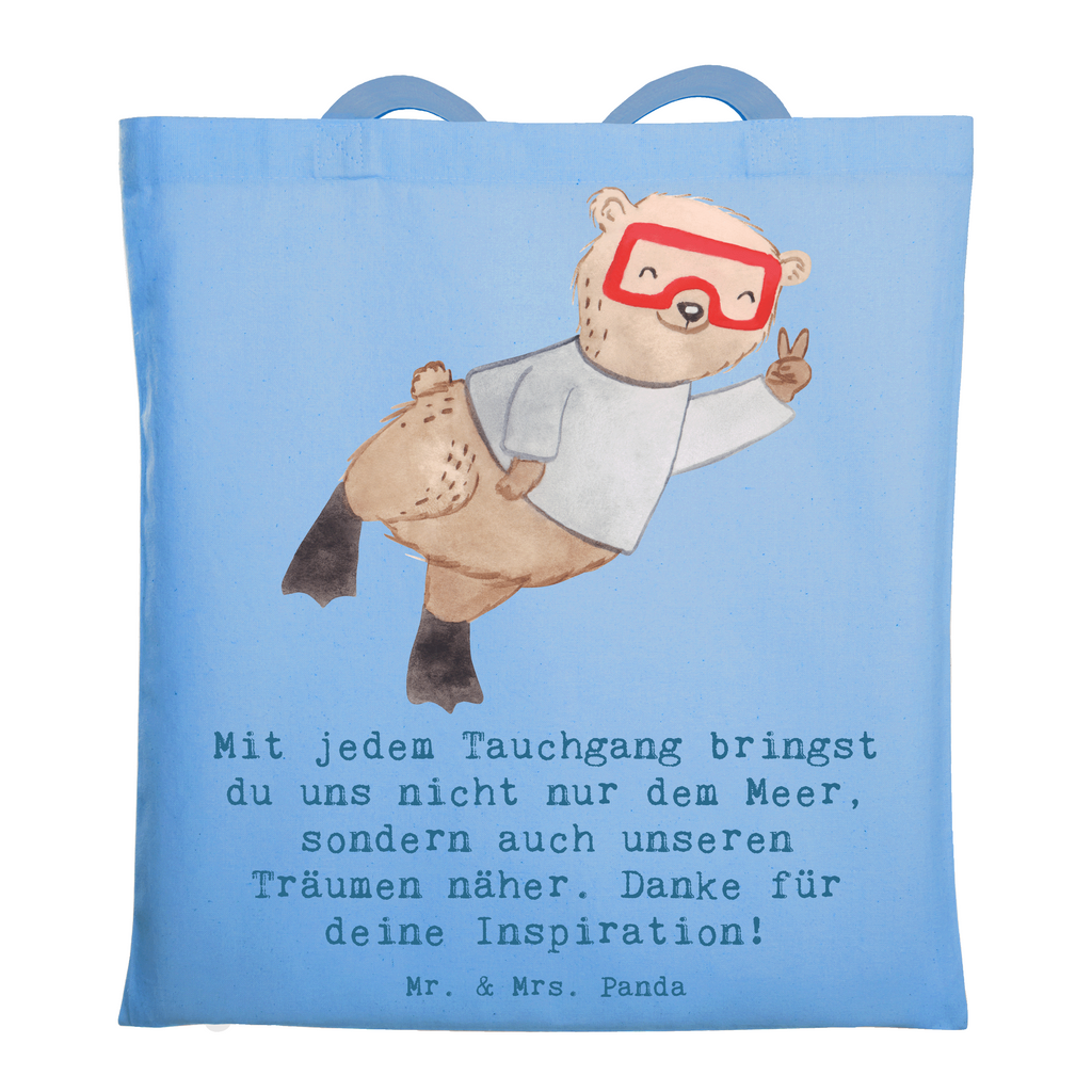 Tragetasche Tauch Trainerin Beuteltasche, Beutel, Einkaufstasche, Jutebeutel, Stoffbeutel, Tasche, Shopper, Umhängetasche, Strandtasche, Schultertasche, Stofftasche, Tragetasche, Badetasche, Jutetasche, Einkaufstüte, Laptoptasche, Geschenk, Sport, Sportart, Hobby, Schenken, Danke, Dankeschön, Auszeichnung, Gewinn, Sportler