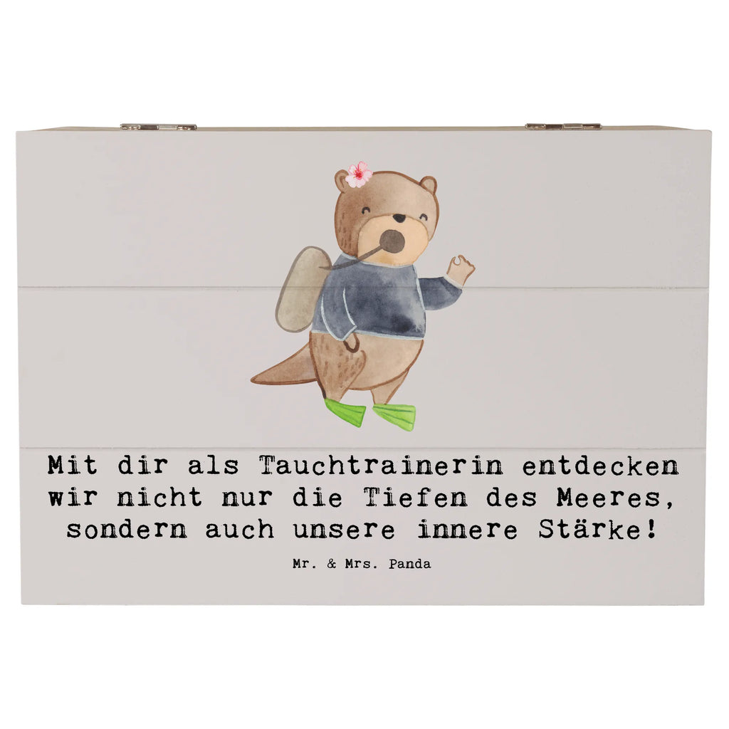 Holzkiste Tauch Trainerin Stärke Holzkiste, Kiste, Schatzkiste, Truhe, Schatulle, XXL, Erinnerungsbox, Erinnerungskiste, Dekokiste, Aufbewahrungsbox, Geschenkbox, Geschenkdose, Geschenk, Sport, Sportart, Hobby, Schenken, Danke, Dankeschön, Auszeichnung, Gewinn, Sportler