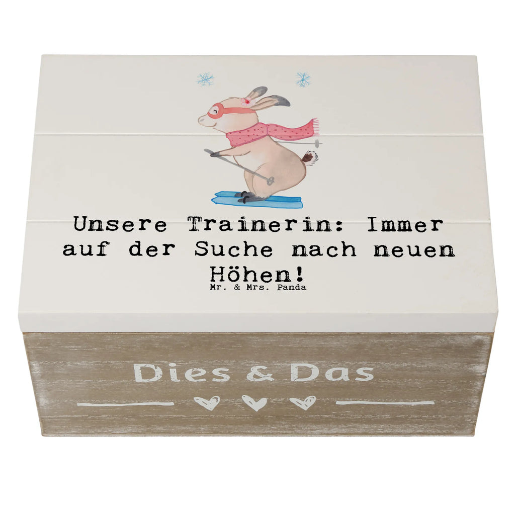 Holzkiste Skispringen Trainerin Holzkiste, Kiste, Schatzkiste, Truhe, Schatulle, XXL, Erinnerungsbox, Erinnerungskiste, Dekokiste, Aufbewahrungsbox, Geschenkbox, Geschenkdose, Geschenk, Sport, Sportart, Hobby, Schenken, Danke, Dankeschön, Auszeichnung, Gewinn, Sportler