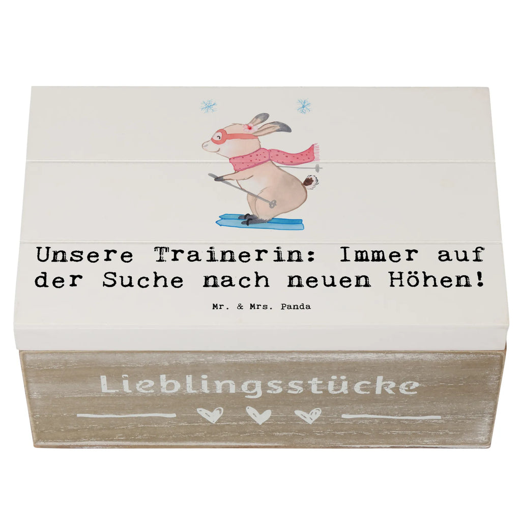 Holzkiste Skispringen Trainerin Holzkiste, Kiste, Schatzkiste, Truhe, Schatulle, XXL, Erinnerungsbox, Erinnerungskiste, Dekokiste, Aufbewahrungsbox, Geschenkbox, Geschenkdose, Geschenk, Sport, Sportart, Hobby, Schenken, Danke, Dankeschön, Auszeichnung, Gewinn, Sportler