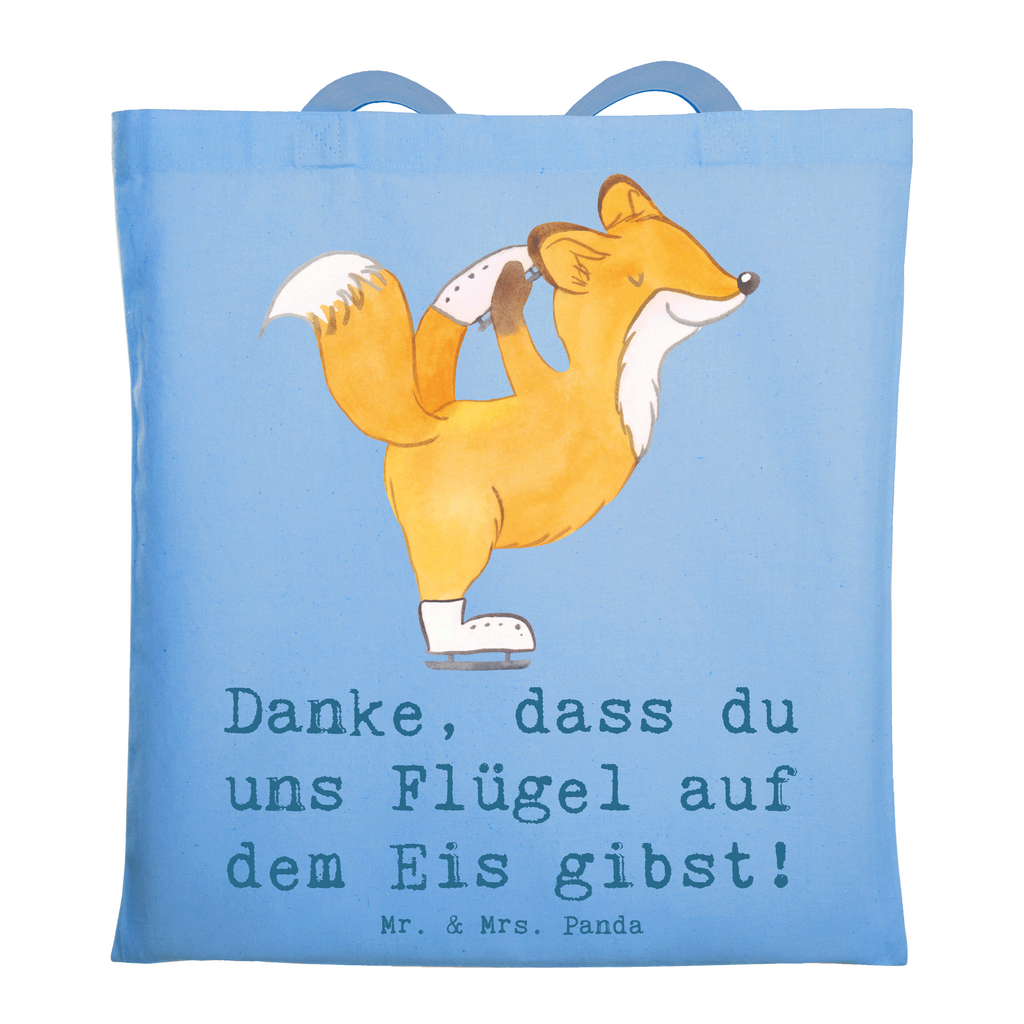 Tragetasche Eiskunstlauf Trainerin Danke Beuteltasche, Beutel, Einkaufstasche, Jutebeutel, Stoffbeutel, Tasche, Shopper, Umhängetasche, Strandtasche, Schultertasche, Stofftasche, Tragetasche, Badetasche, Jutetasche, Einkaufstüte, Laptoptasche, Geschenk, Sport, Sportart, Hobby, Schenken, Danke, Dankeschön, Auszeichnung, Gewinn, Sportler